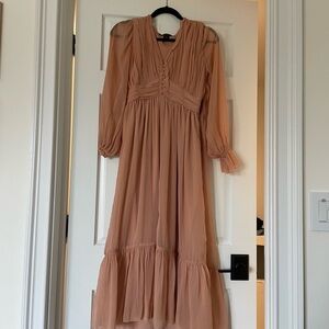 French Connection Blush Long Sleeve Dress